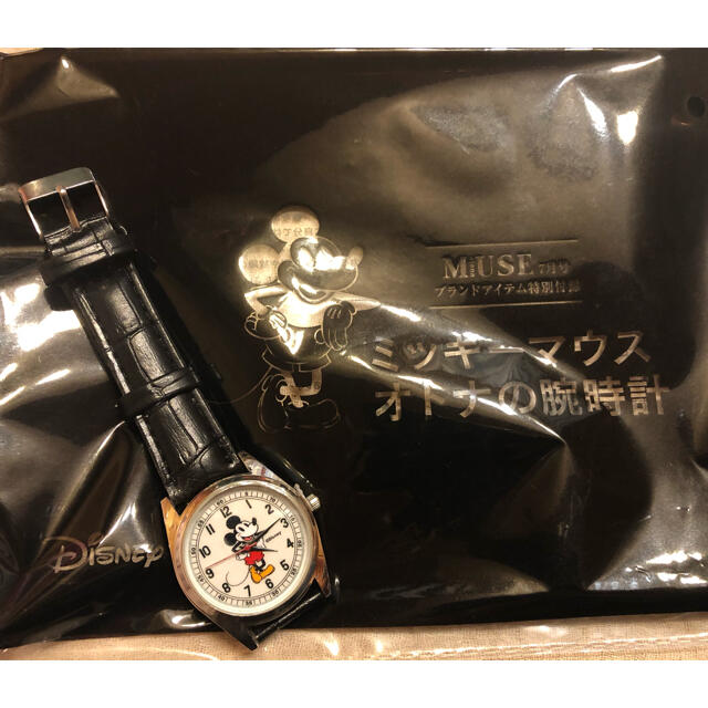 ミッキーマウス(ミッキーマウス)の【MUSE付録】ミッキーマウスオトナの腕時計 レディースのファッション小物(腕時計)の商品写真