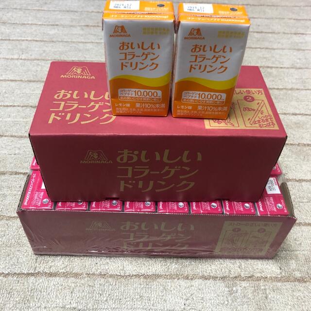 森永製菓(モリナガセイカ)の森永おいしいコラーゲンドリンクピーチ味・レモン味 食品/飲料/酒の健康食品(コラーゲン)の商品写真