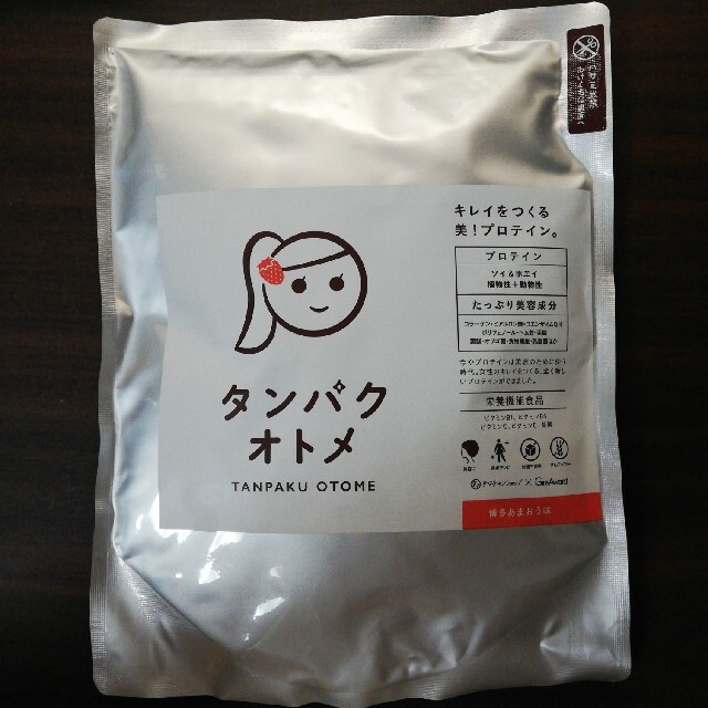 食品/飲料/酒タンパクオトメ 博多あまおう味 260g x3 専用シェイカー 軽量スプーン付