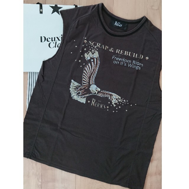 極美品 ドゥーズィエムクラス THE RERACS EAGLE Tシャツ