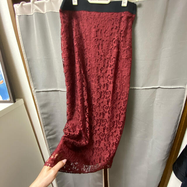 H&M(エイチアンドエム)の新品未使用レーススカート レディースのスカート(ロングスカート)の商品写真