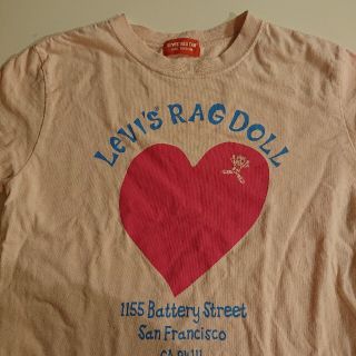 リーバイス(Levi's)の最終値下げ！リーバイスピンクハートTシャツ女の子ガールズドール人形(Tシャツ(半袖/袖なし))