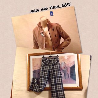 60'Sファッション素敵なチェックを~♡(Gジャン/デニムジャケット)