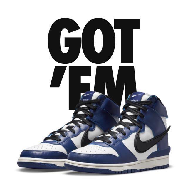 NIKE(ナイキ)のAMBUSH×NIKE DUNK HIGH “DEEP ROYAL” メンズの靴/シューズ(スニーカー)の商品写真