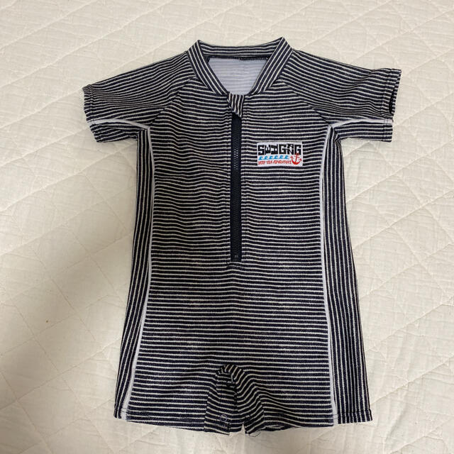 ロンパース型水着95  帽子  キッズ/ベビー/マタニティのキッズ服男の子用(90cm~)(水着)の商品写真