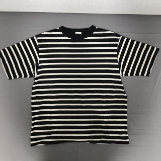 コモリ(COMOLI)のcomoil コットンボーダー半袖クルー(Tシャツ/カットソー(半袖/袖なし))