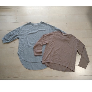 ワッフルプルオーバーＭ＆長袖ＴシャツＭの２枚セット　(Tシャツ(長袖/七分))
