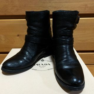 プラダ(PRADA)のPRADAショートブーツ(ブーツ)