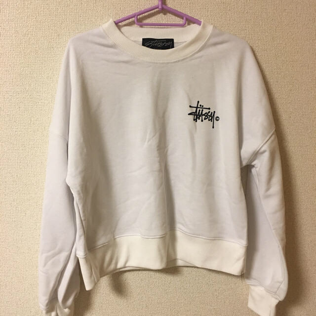 STUSSY(ステューシー)の新品★Stussy Basic Logo Wide スウェット レディースのトップス(トレーナー/スウェット)の商品写真