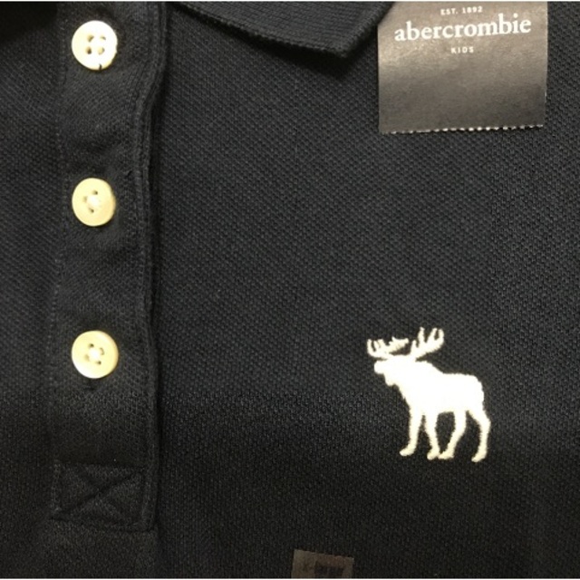 Abercrombie&Fitch(アバクロンビーアンドフィッチ)の 「タグ付き新品未使用」アバクロキッズ　ポロシャツ　XL レディースのトップス(ポロシャツ)の商品写真
