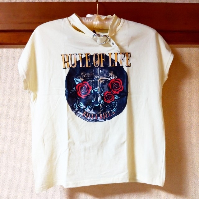 しまむら(シマムラ)のリッカリッカ Tシャツ キッズ/ベビー/マタニティのキッズ服女の子用(90cm~)(Tシャツ/カットソー)の商品写真