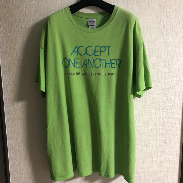 90’s Vintage GILDAN Tシャツ　グリーン　ビックサイズ　80s