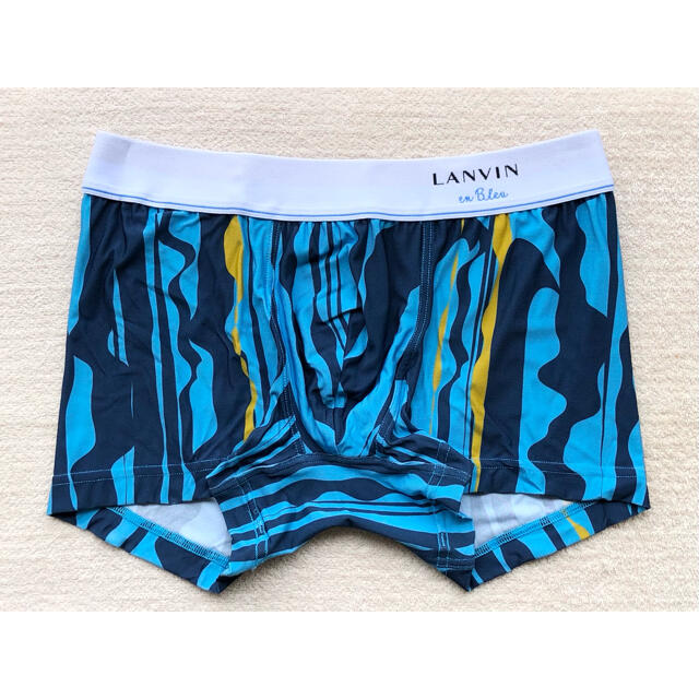 LANVIN en Bleu(ランバンオンブルー)のLANVIN en Bleu  ボクサーパンツ Ｌサイズ 日本製 3枚セット メンズのアンダーウェア(ボクサーパンツ)の商品写真