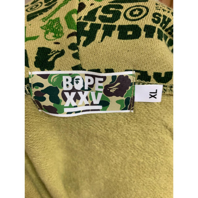 A Bathing Ape XXV Full Zip レアパーカー XL メンズのトップス(パーカー)の商品写真