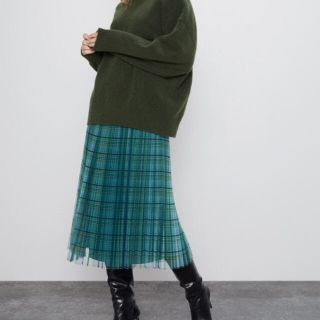 ザラ(ZARA)のZARAスカート(ひざ丈スカート)