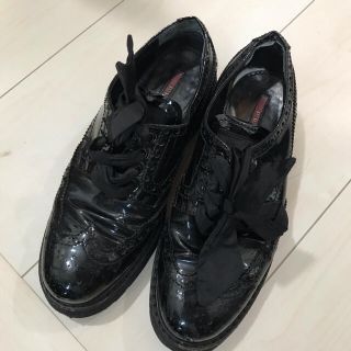 プラダ(PRADA)のプラダ　レースアップシューズ　36 1/2(その他)