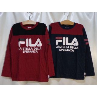 フィラ(FILA)の＜№0386＞(140cm)☆☆FILA(フィラ)長袖Ｔシャツ(Tシャツ/カットソー)