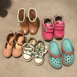 クロックス(crocs)のキッズシューズ⑥　長靴　クロックス　5足セット(長靴/レインシューズ)