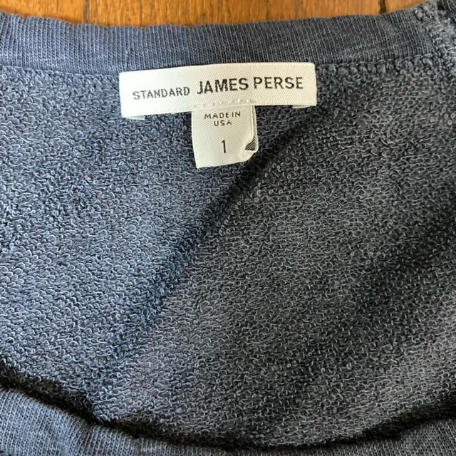 ジェームスパース　定番パイル生地Tシャツ1 新品JAMES PERSE