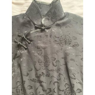 美品】上海灘チャイナドレス赤 スーツ/フォーマル/ドレス その他