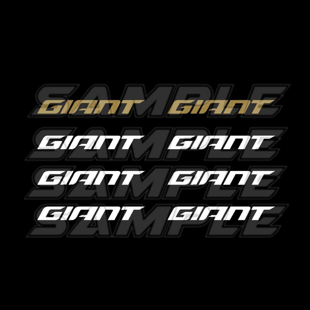 Giant(ジャイアント)のje様分 ジャイアント 新ロゴ カッティングステッカー  セット スポーツ/アウトドアの自転車(その他)の商品写真