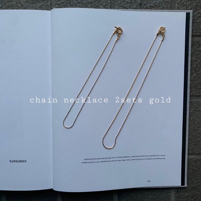 TODAYFUL(トゥデイフル)の再入荷　chain necklace 2sets gold レディースのアクセサリー(ネックレス)の商品写真