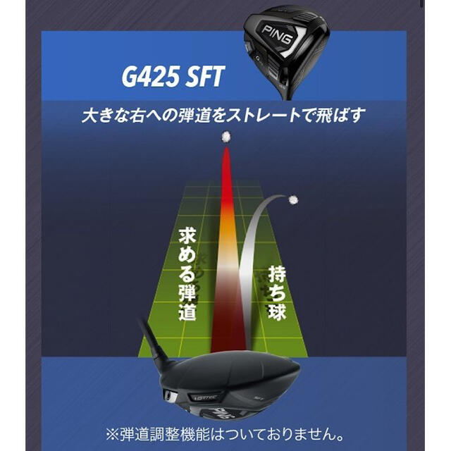 PING(ピン)のPING ピン G425 SFT 10.5度 ドライバーヘッド＋カバー＋レンチ スポーツ/アウトドアのゴルフ(クラブ)の商品写真