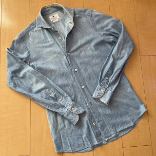 フィナモレ(FINAMORE)のジャンネット　シャンブレーシャツ　xs(シャツ)