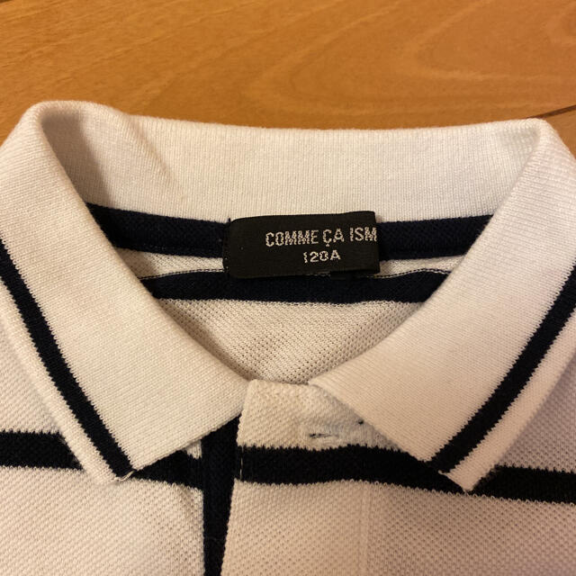 COMME CA ISM(コムサイズム)のコムサイズムポロシャツ　サイズ120 キッズ/ベビー/マタニティのキッズ服男の子用(90cm~)(Tシャツ/カットソー)の商品写真