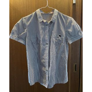 バーバリーブルーレーベル(BURBERRY BLUE LABEL)のバーバリーブルーレーベル38ストライプシャツ(シャツ/ブラウス(半袖/袖なし))