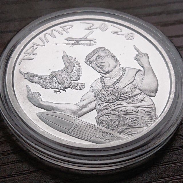 【限定版】KEEP AMERICA GREAT☆トランプ大統領2020 銀貨