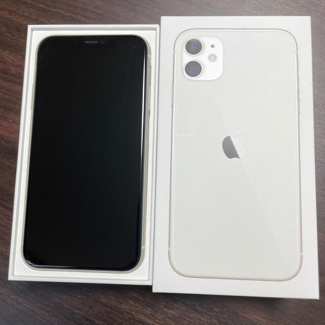 iPhone 11 128 GB SIMロック解除済み ホワイト - スマートフォン本体