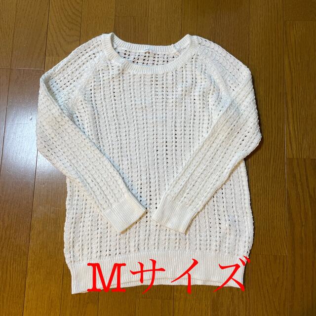 MUJI (無印良品)(ムジルシリョウヒン)の無印良品　サマーニットMサイズ　綿100% レディースのトップス(カットソー(半袖/袖なし))の商品写真