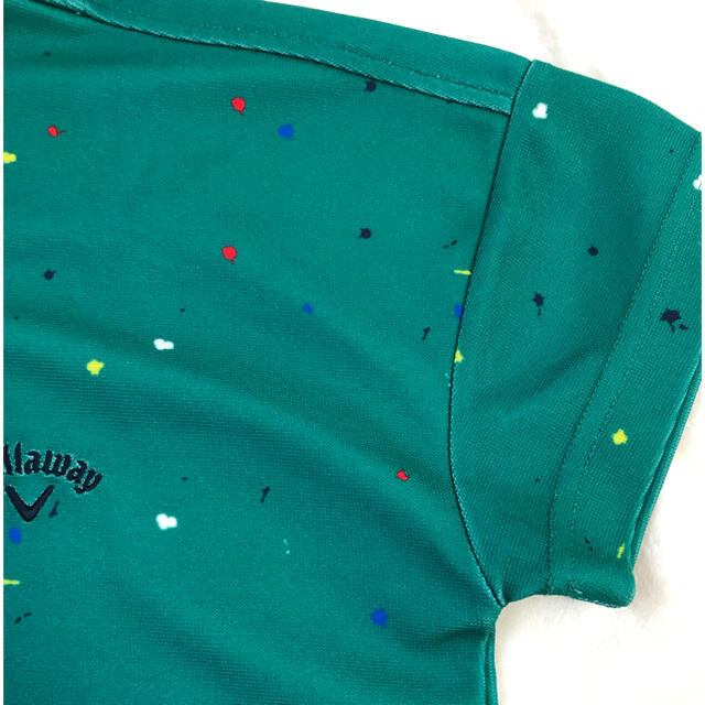 Callaway(キャロウェイ)のキャロウェイ ゴルフウェア callaway トップス Tシャツ 緑 グリーン レディースのトップス(ポロシャツ)の商品写真