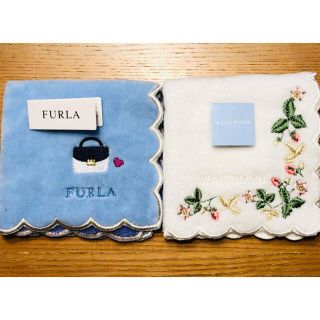 フルラ(Furla)のタオルハンカチ　2枚セット(ハンカチ)