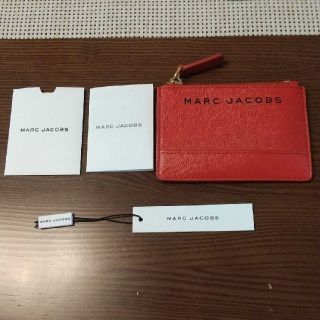 マークジェイコブス(MARC JACOBS)のMARCJACOBS マークジェイコブス カードケース フラグメントケース 赤(名刺入れ/定期入れ)