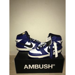 ナイキ(NIKE)のNIKE AMBUSH DUNK HI DEEP ROYAL BLUE 28.5(スニーカー)