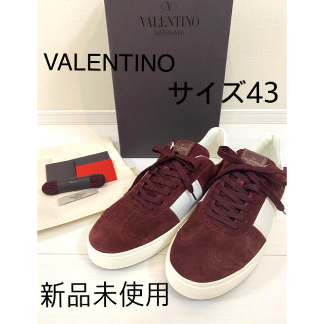 VALENTINO ヴァレンティノ メンズスニーカー 43 新品未使用 スタッズ ...