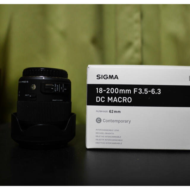 SIGMA(シグマ)のシグマ　18-200 EFマウント スマホ/家電/カメラのカメラ(レンズ(ズーム))の商品写真