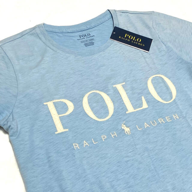 POLO RALPH LAUREN(ポロラルフローレン)のレディース S 新品 POLO コットン ジャージー Tシャツ / ライトブルー レディースのトップス(Tシャツ(半袖/袖なし))の商品写真
