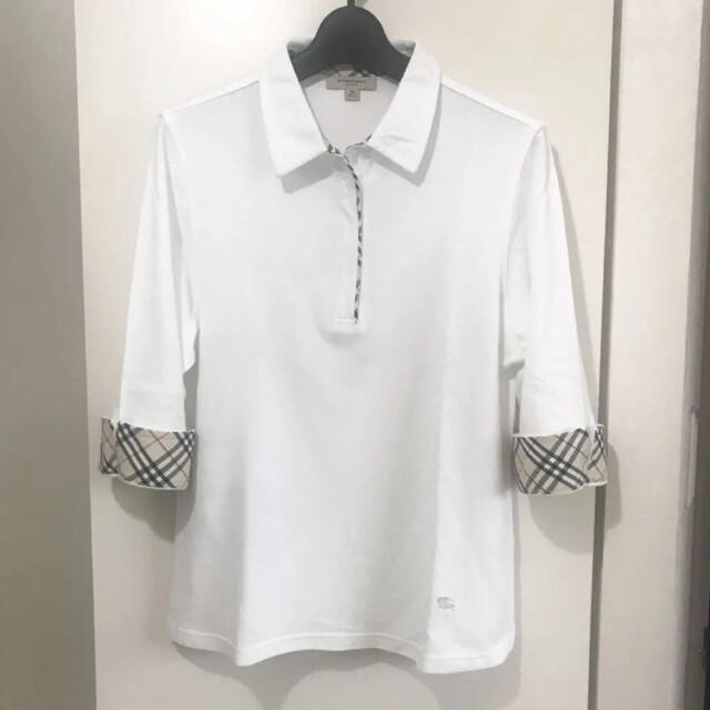 BURBERRY(バーバリー)のBURBERRY バーバーリー ポロシャツ XL レディースのトップス(ポロシャツ)の商品写真