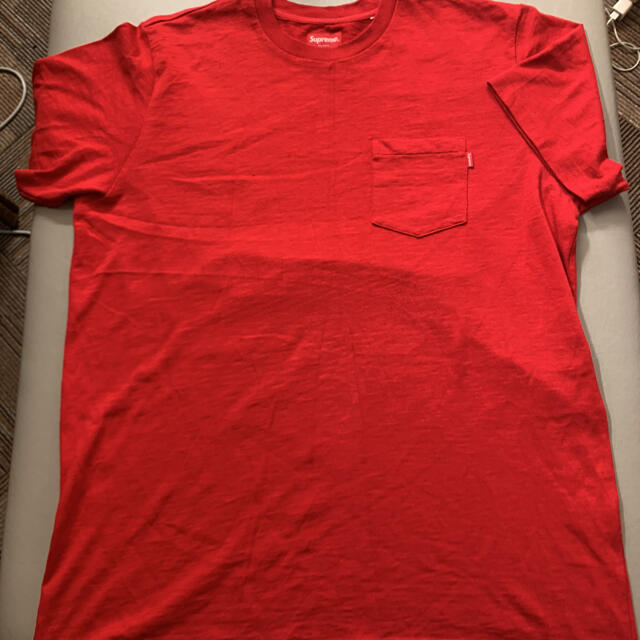 Supreme(シュプリーム)のモバテツハ様専用　supreme poket tee RED メンズのトップス(Tシャツ/カットソー(半袖/袖なし))の商品写真