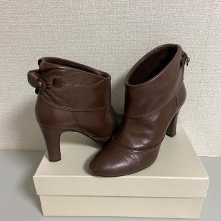 オゥバニスター(AU BANNISTER)のAU BANNISTER ショートブーツ(サイズ38、ヒール7.5cm)(ブーツ)