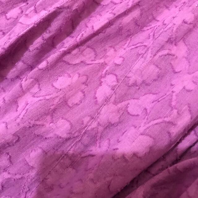 La TOTALITE(ラトータリテ)のヌキテパ  コットンジャガードスカート ピンク レディースのスカート(ロングスカート)の商品写真