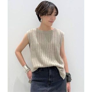 アパルトモンドゥーズィエムクラス(L'Appartement DEUXIEME CLASSE)のL'Appartement SILK*LINEN N/S TOP(タンクトップ)