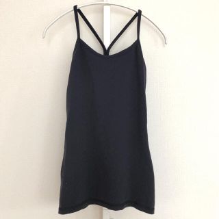 ルルレモン(lululemon)のlululemon Power Y Tank ネイビー　4(S〜M) 美品送料込(ヨガ)