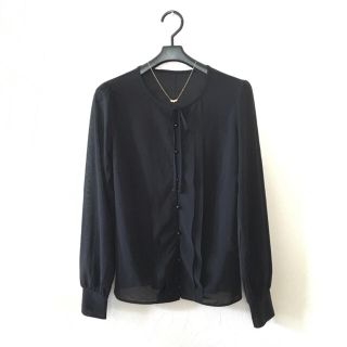 プロポーションボディドレッシング(PROPORTION BODY DRESSING)の★BODY DRESSING 黒ブラウス★(シャツ/ブラウス(長袖/七分))