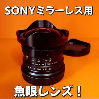 Canonミラーレス用！初心者OK！魚眼レンズ！フィッシュアイ！サードパーティ製