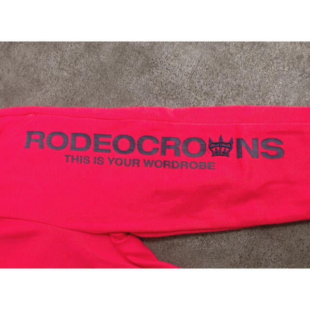 RODEO CROWNS WIDE BOWL(ロデオクラウンズワイドボウル)のRCWB*ロデオクラウンズ*ベビーキッズ*パンツ*レッド*XS(90〜95) キッズ/ベビー/マタニティのキッズ服男の子用(90cm~)(パンツ/スパッツ)の商品写真