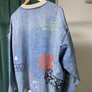 ザラ(ZARA)のプリントジャケット(スウェット)